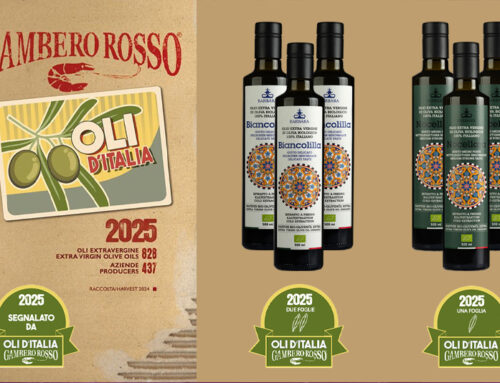 Gambero Rosso OLI D’ITALIA – Guida Oli d’italia 2025 | Monocultivar Biancolilla Bio “Due Foglie”, Monocultivar Nocellara del Belìce Bio “Una Foglia”